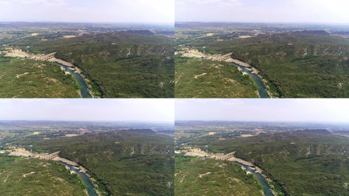 空中罗马渡槽桥The Pont du Gard