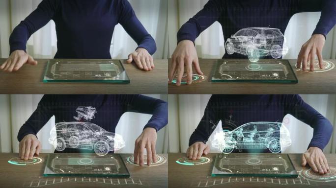 oculus的工程师使用全息摄影技术设计了一款电动汽车。