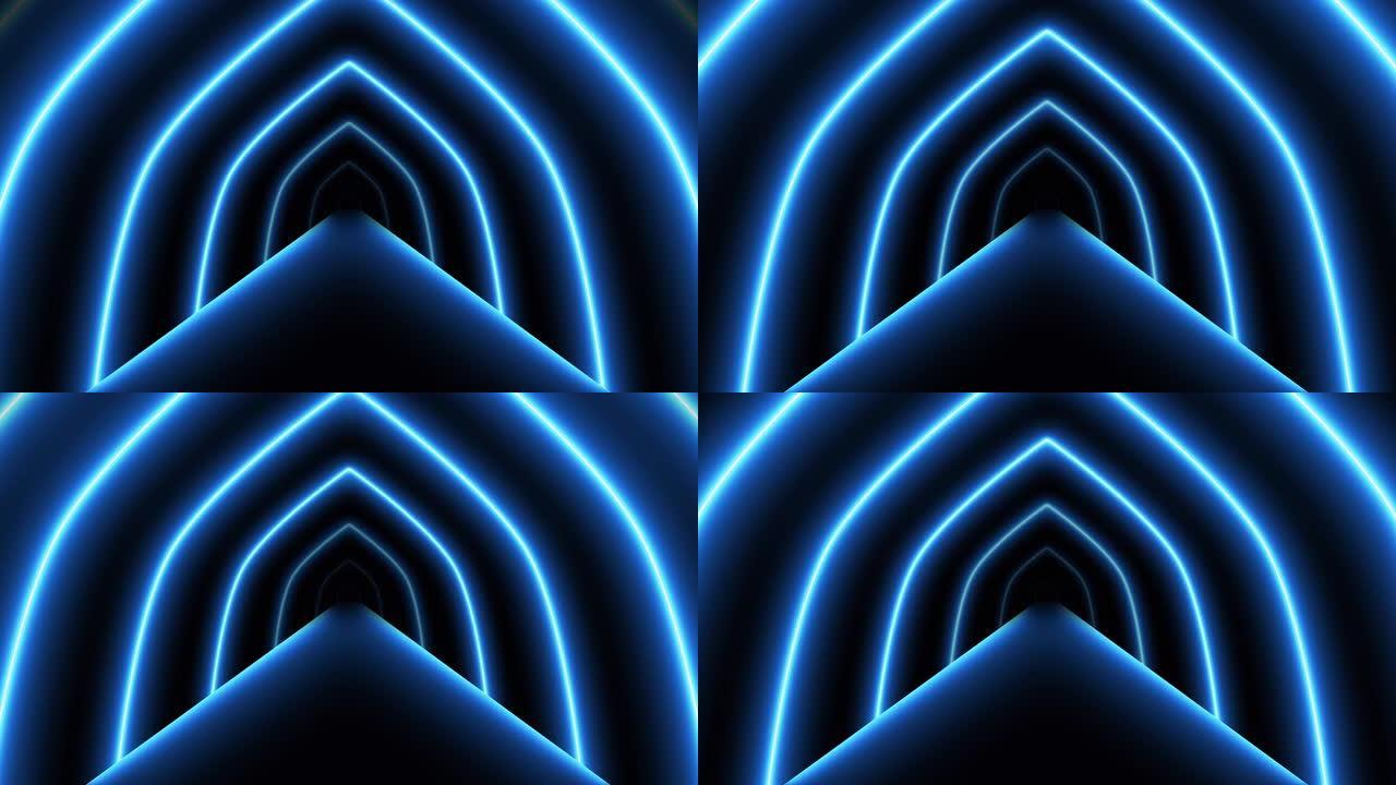 摘要背景与光纤线路发光隧道光(可循环)