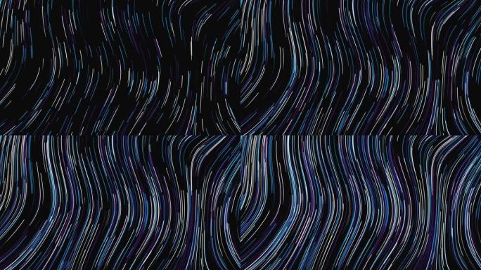 霓虹灯抽象背景抽象粒子扭曲动态波浪线条