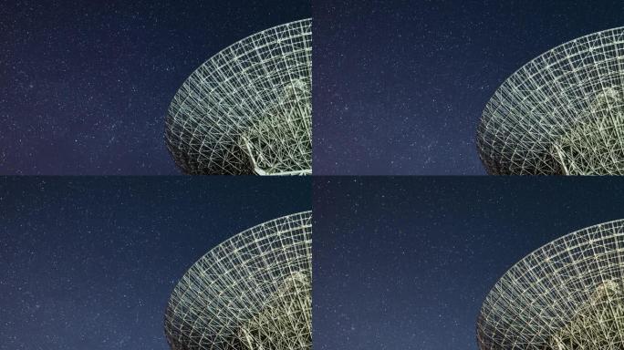 T/L TU射电望远镜夜间观测天空