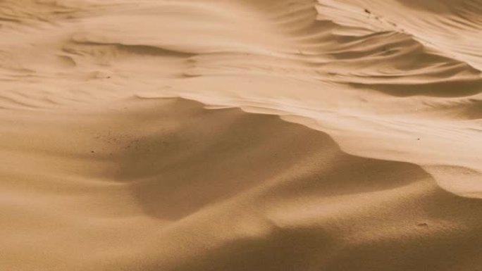 美丽的沙漠景观沙地狂沙漫天飞舞
