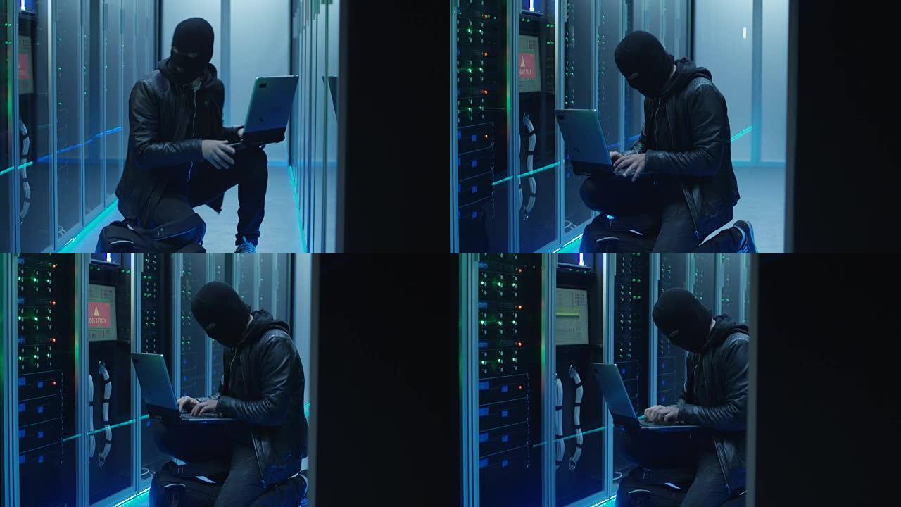 匿名黑客闯入服务器系统