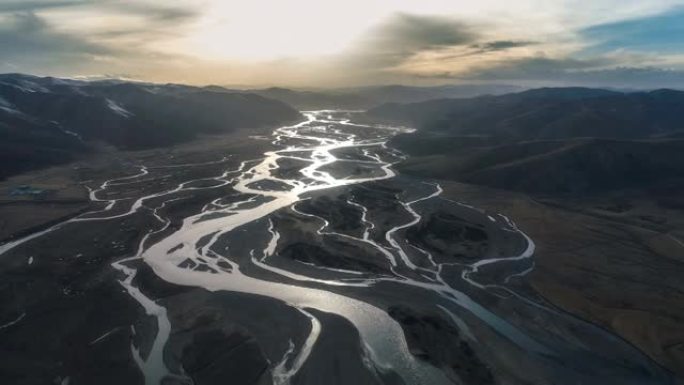 青海鸟瞰图素材