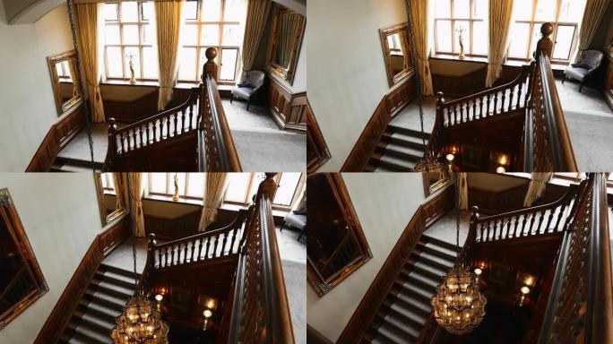 富豪楼梯阶梯室内环境