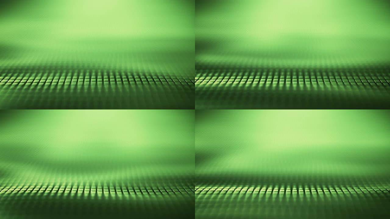 抽象波浪背景 (绿色)-循环
