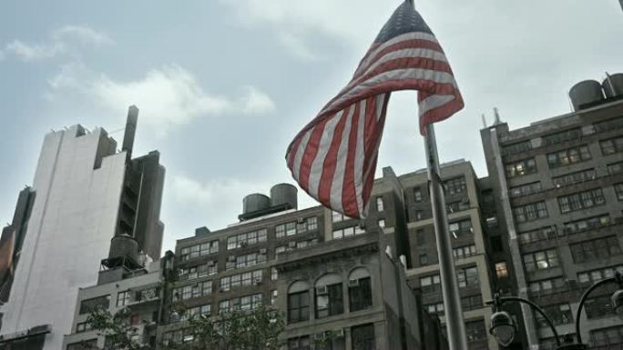 纽约市的美国国旗