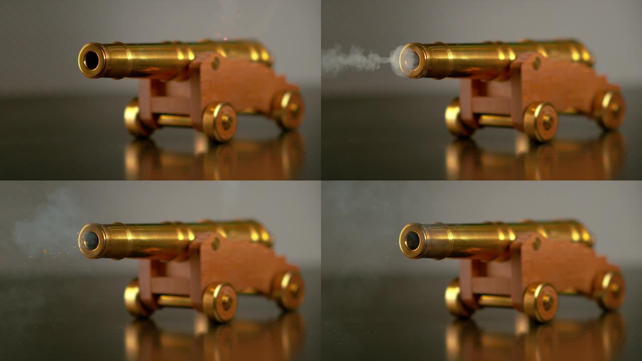 MACRO，dop: 微型金炮在发射子弹之前会散发出白烟