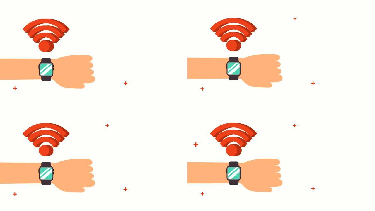 与智能手表的wifi服务连接