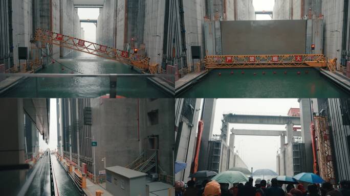 4k三峡大坝升船机全过程