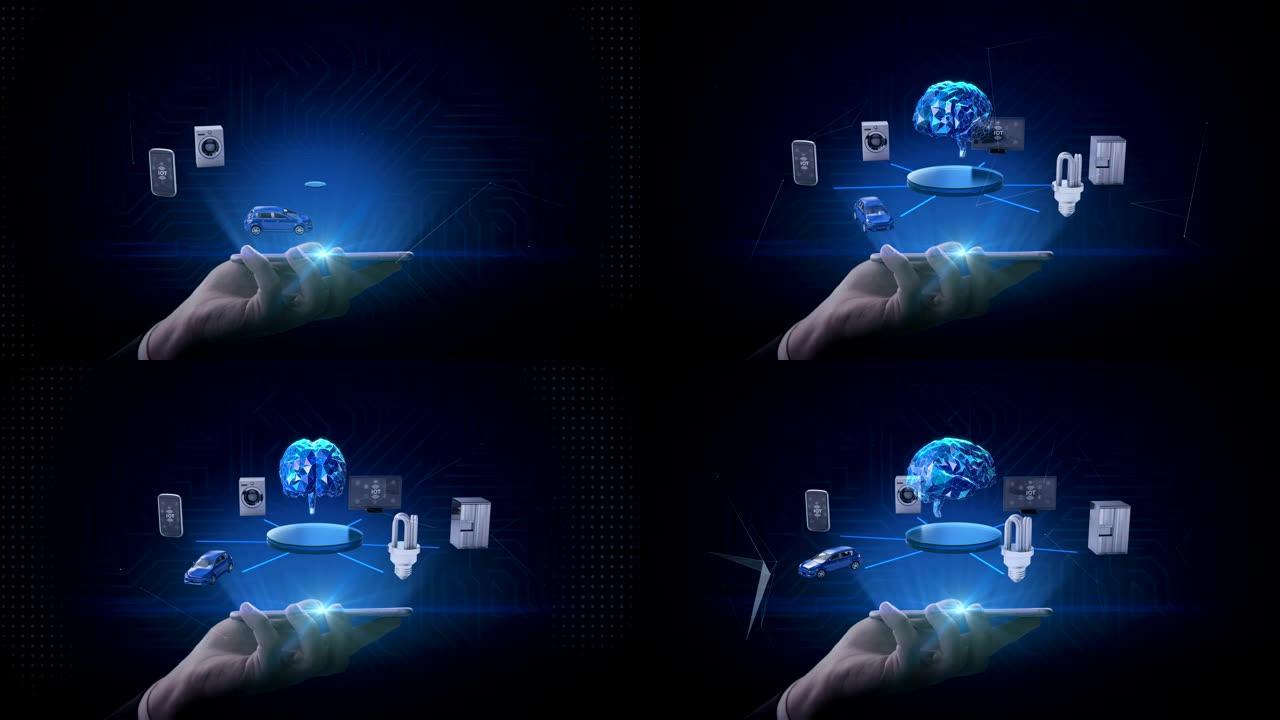 升降触摸智能手机，'数字大脑' 连接移动，汽车，节能，智能家居设备，4k电影。