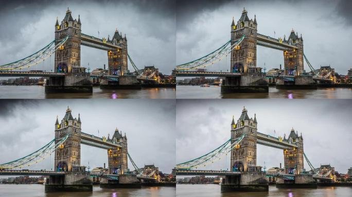 时间流逝: 伦敦的塔桥