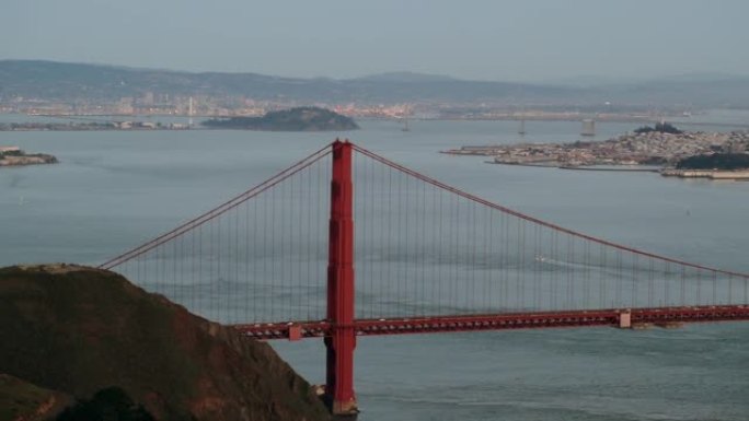 旧金山金门大桥美国桥梁红桥红色外国建筑
