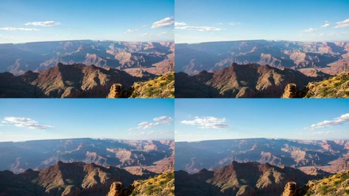 WS Time lapse sunny，广阔的山脉，美国