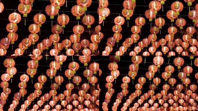 农历新年的中国灯笼