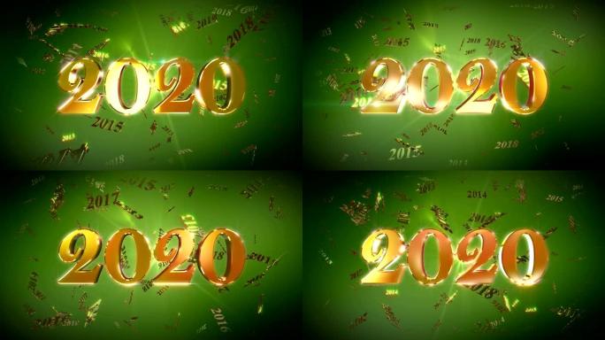 新年2020动画可循环背景