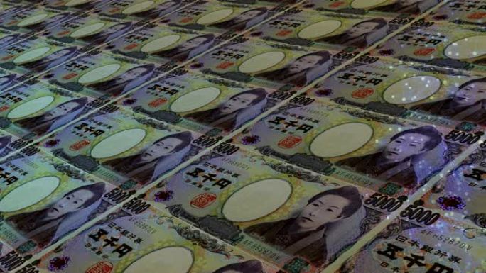 日元纸币钱币造钱厂
