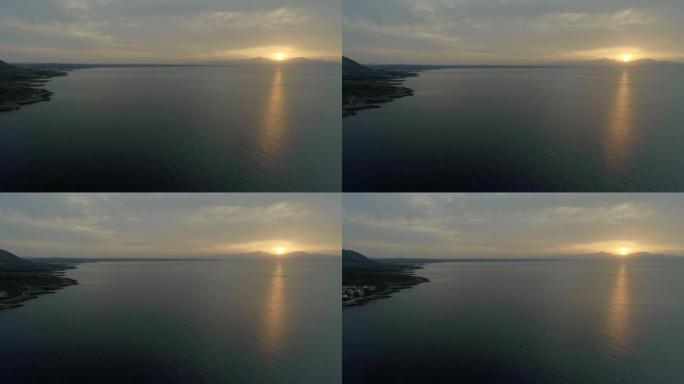 马略卡岛海上日落