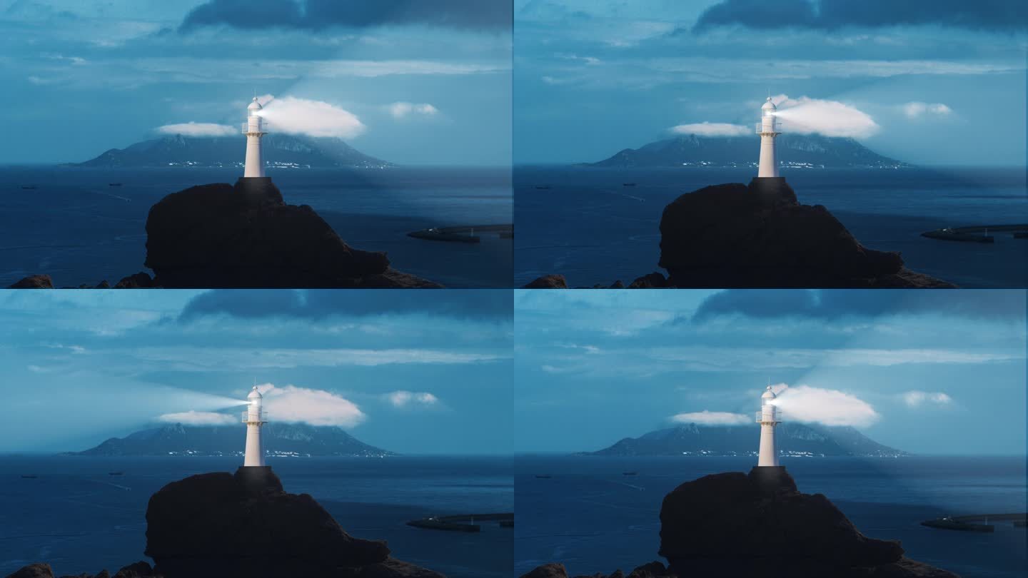 海岛灯塔