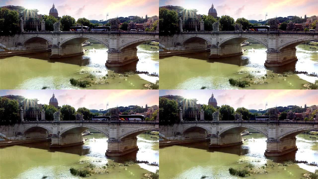 罗马的桥 (意大利)。