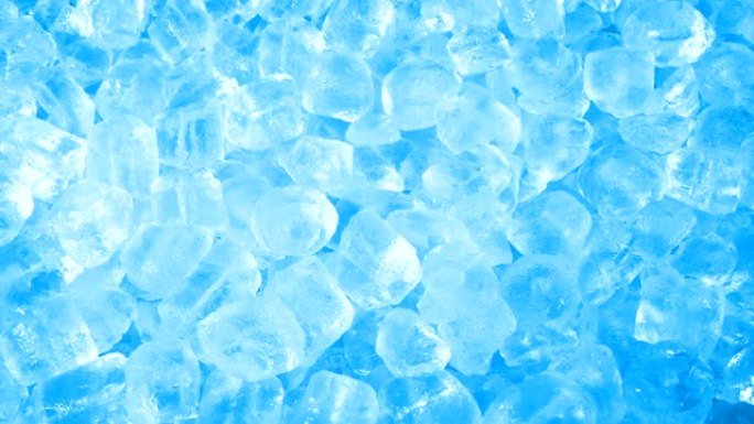 纯蓝色冰立方桩