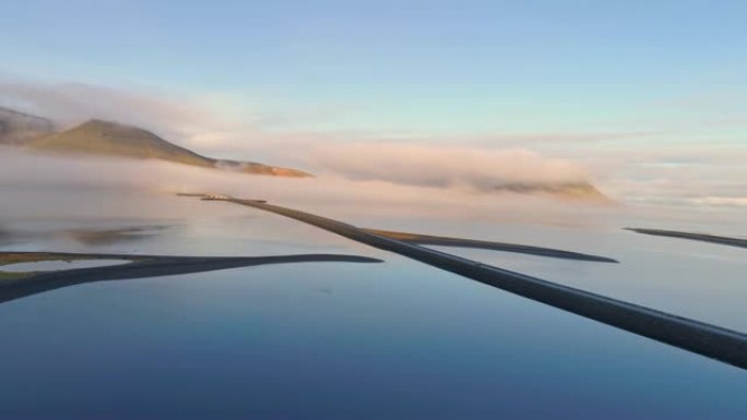 WS风景名胜宁静的山湖，冰岛