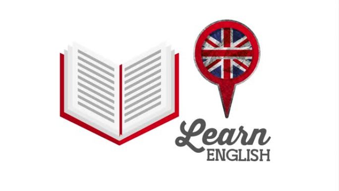 教材与学英语动画英国标识拥护英国文化元素