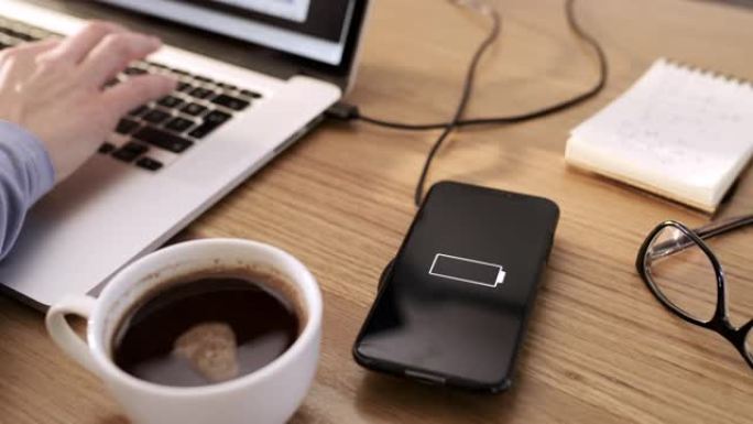 在家里用笔记本电脑工作的DS女人