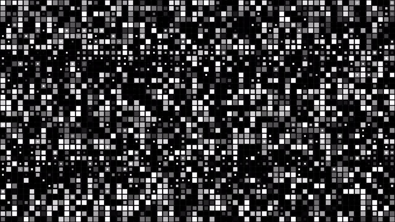 粒子抽象背景方块屏显明暗光影科技背景