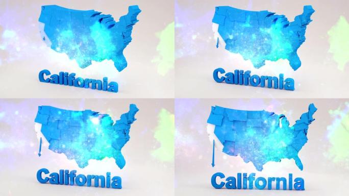 3D美国加利福尼亚州