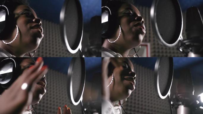 非裔美国妇女录制歌曲