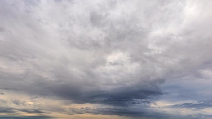 天空的时光倒流云层翻滚云层移动