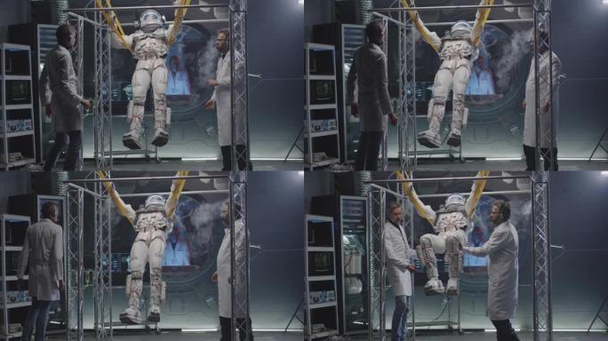 科学家和宇航员测试零重力条件