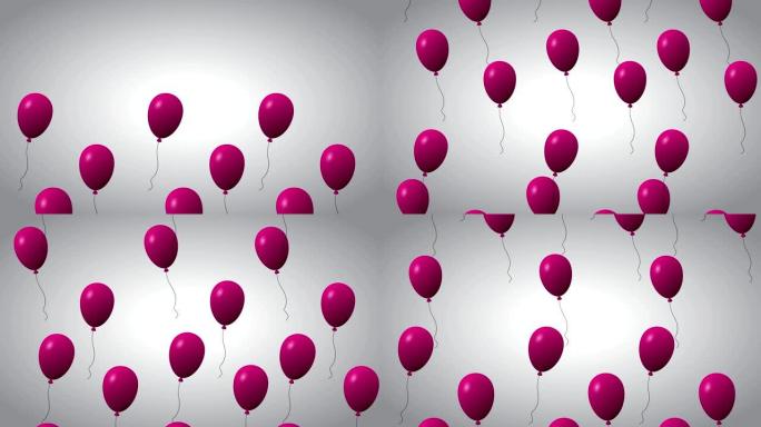 气球氦气清仓商业海报