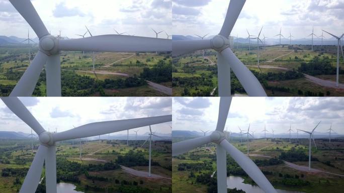 风力涡轮机场风能发电机绿色清洁能源风力发