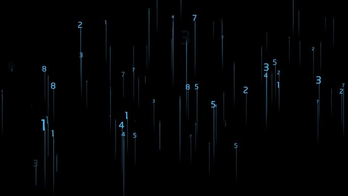 4K数字粒子上升