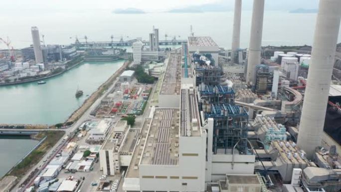 南丫岛燃煤发电站工厂重工业大烟囱