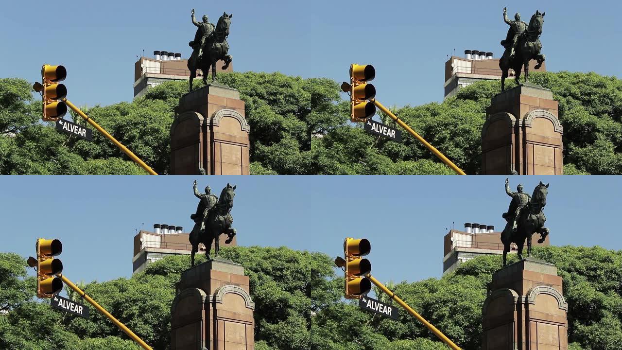 布宜诺斯艾利斯阿尔韦亚尔将军纪念碑。