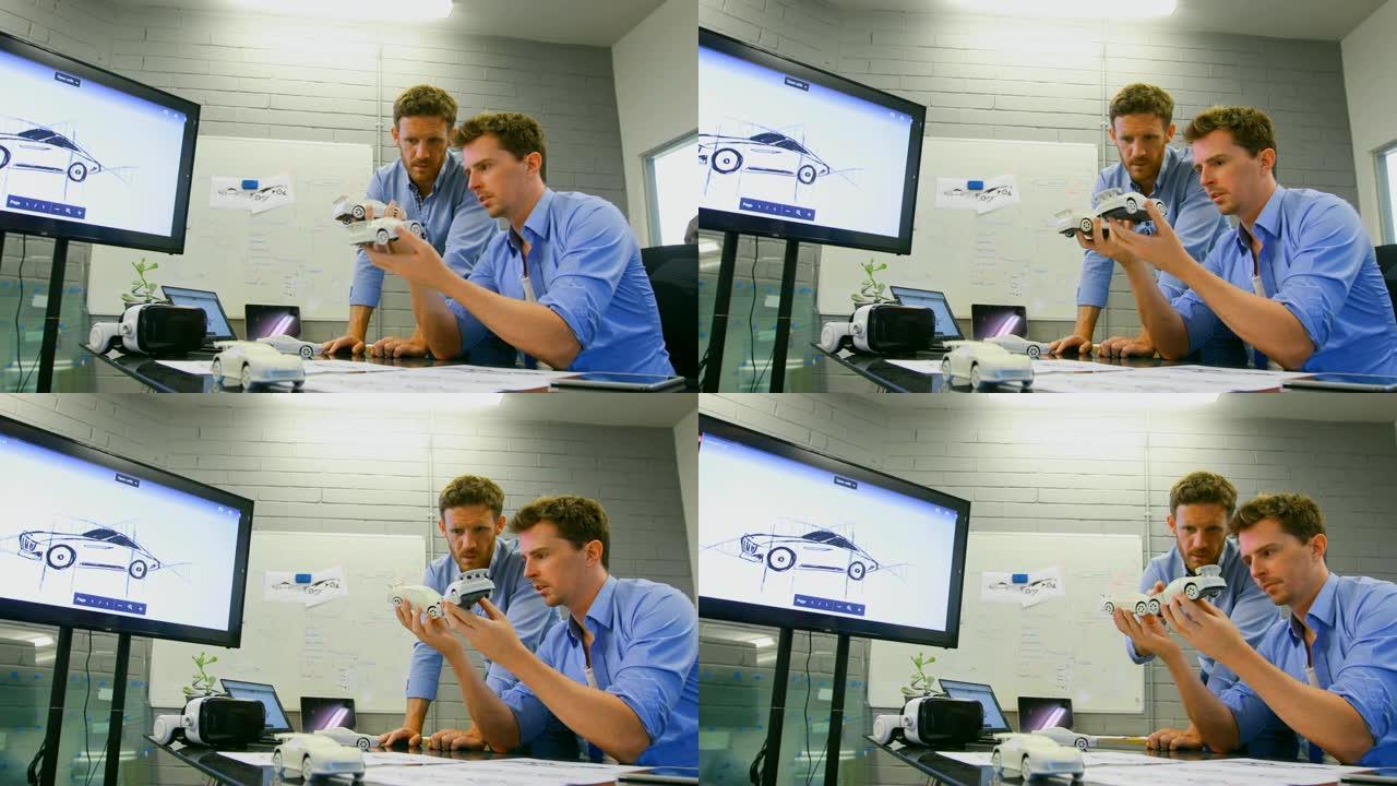 商业同事讨论汽车模型4k