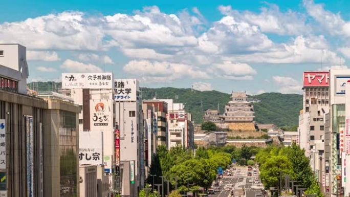 延时: 日本兵库县关西姬路市景