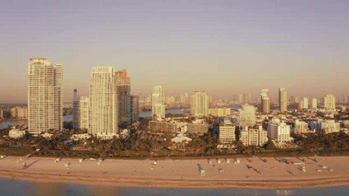 WS风景城市景观，迈阿密海滩，迈阿密，佛罗里达州，美国