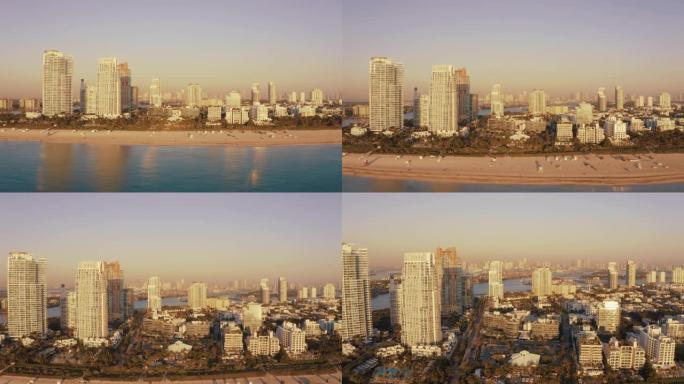 WS风景城市景观，迈阿密海滩，迈阿密，佛罗里达州，美国