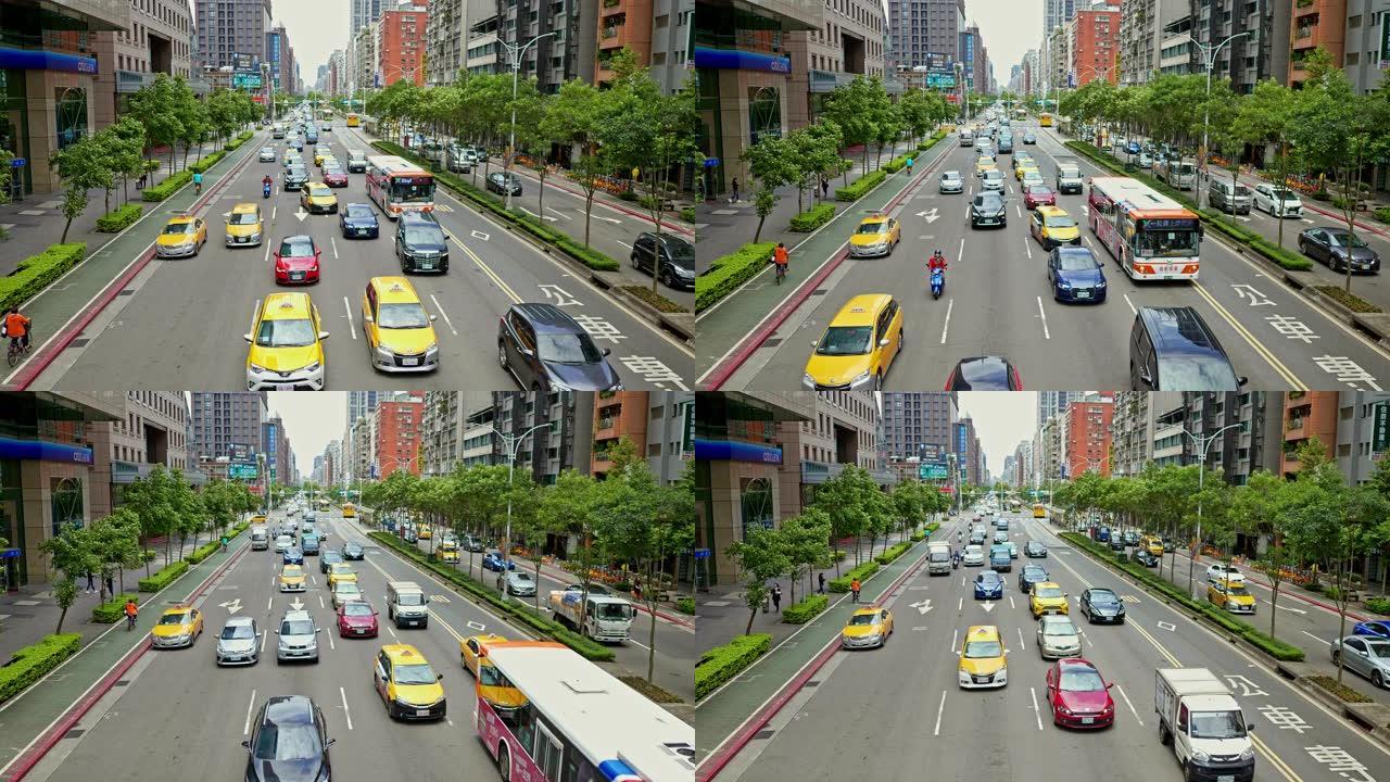 城市交通慢动作视频