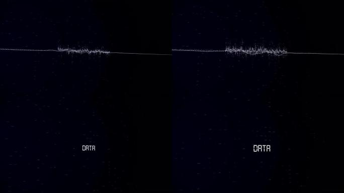 大数据黑白特效DATA动画特效