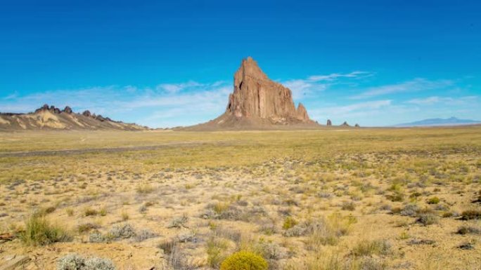 MS Time lapse sunny Monument Valley butte，犹他州，美国