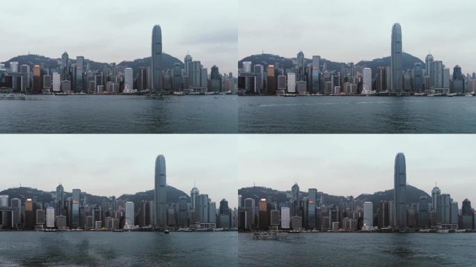 维多利亚港/香港的T/L ZI景观