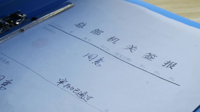 违法批示签字同意12