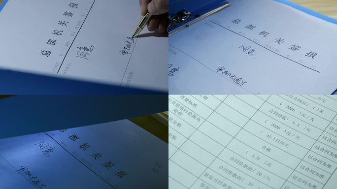 违法批示签字同意12