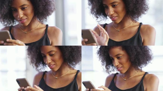 加入一个互联世界黑人美女美女玩手机美女发