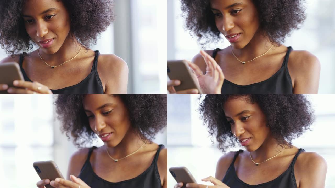 加入一个互联世界黑人美女美女玩手机美女发
